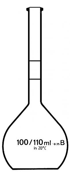 Volumetric Flasks - for Sugar Testing, with 2 marks and rim