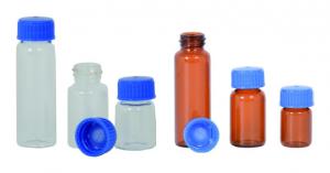 Vials, flat bottom, with thread