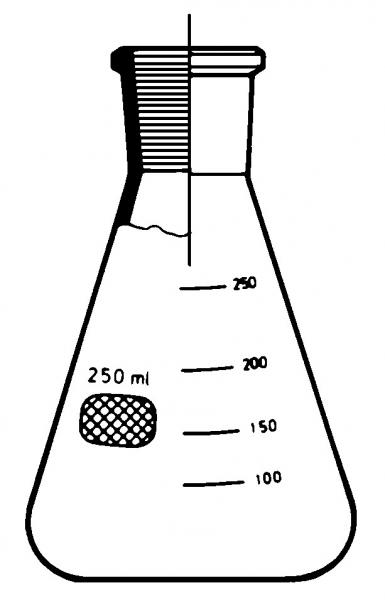 2000 ml conical flask clipart